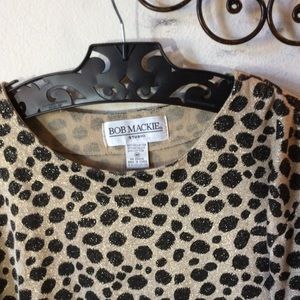 Bob Mackie Tops - Bob Mackie Leopard Print Shimmer Blouse Bob Mackie Tops - Bob Mackie Leopard Print Shimmer Blouse